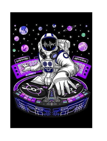 DJ Astronaut Poster