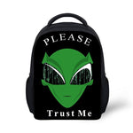 Green Alien Mini Backpack