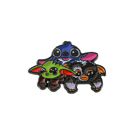 Group Of Aliens Pin