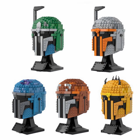 Mandalorian Helmets Pack Lego