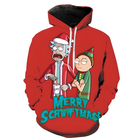 Merry Swiftmas Rick And Morty Hoodie