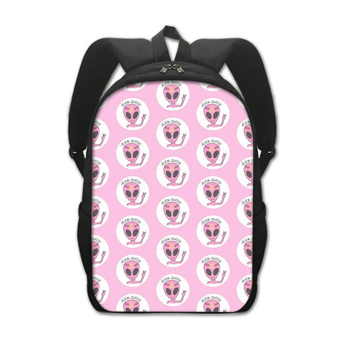 Pink Alien Backpack