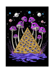 Psychedelic Pyramid Poster