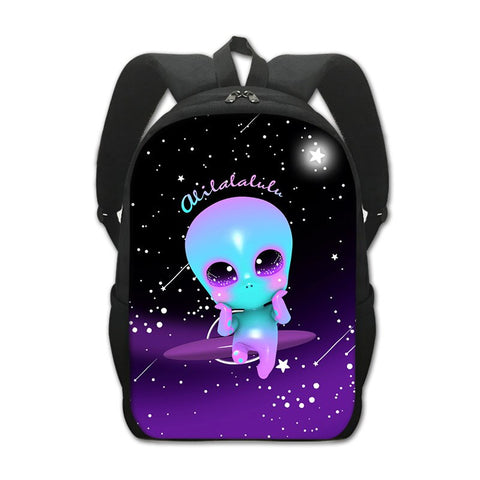 Purple Alien Backpack