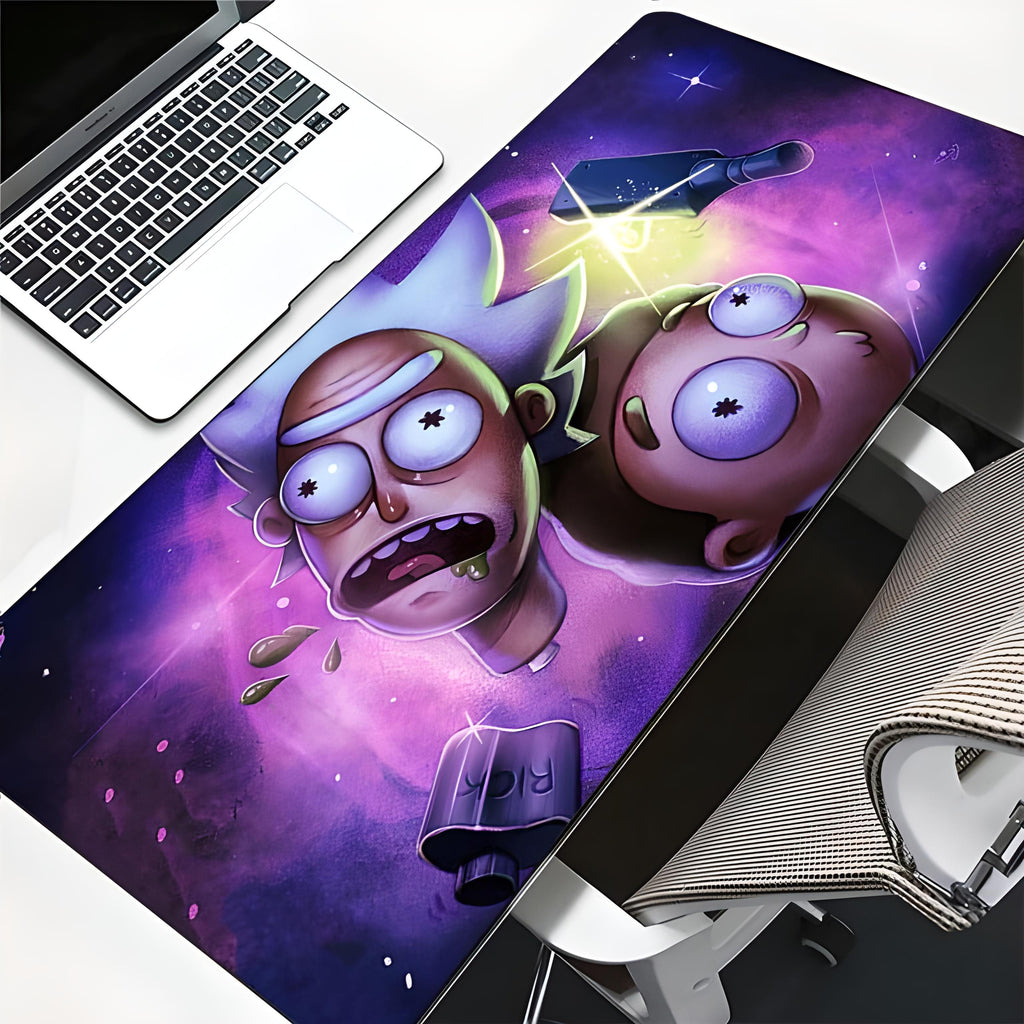 Rick And Morty Heads Mouse Pad | Alien Shopping