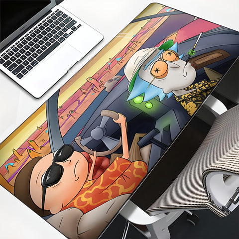 Rick And Morty Relaxing Moment Mouse Pad