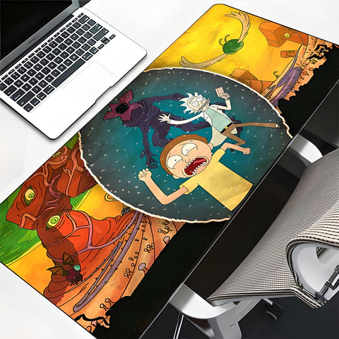 Rick And Morty Stranger Things Mouse Pad