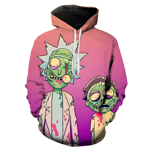 Rick And Morty Zombie Hoodie