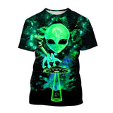 Smoking Alien T-Shirt