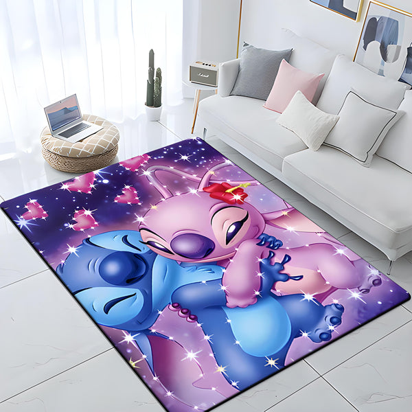 Stitch And Angel Kissing Rug –