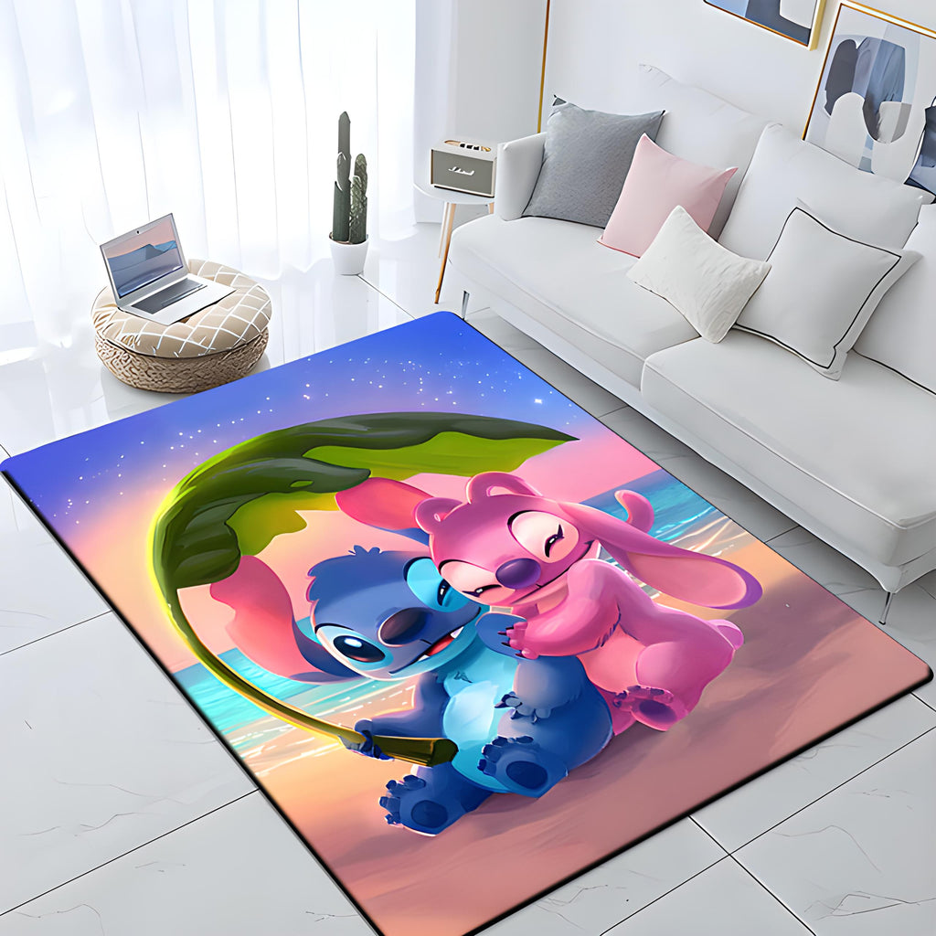 Stitch Shock Rug Stitch And Angel Rug | Alien Shopping