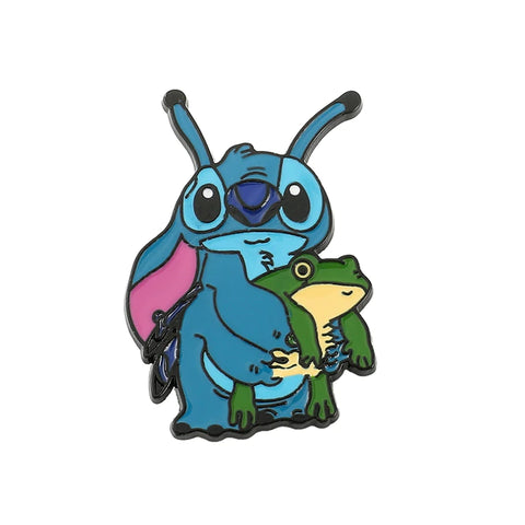 Stitch And Frog Pin