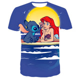 Stitch And Little Mermaid T-Shirt