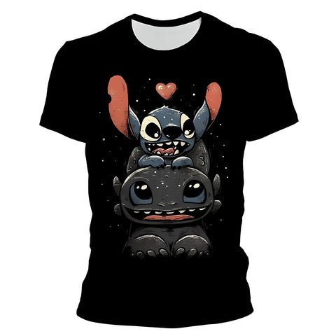 Stitch And Night Fury T-Shirt