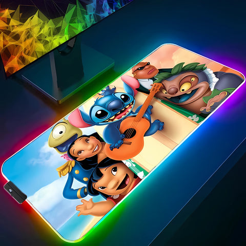 Stitch Family Mouse Pad
