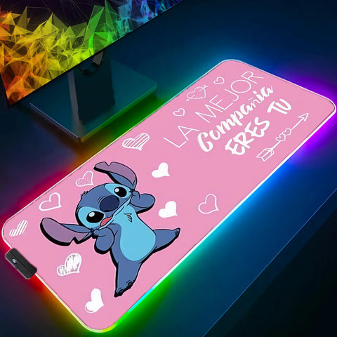 Stitch In Love Mouse Pad