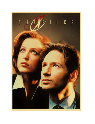 The X Files Retro Poster