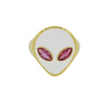 Alien Head Ring