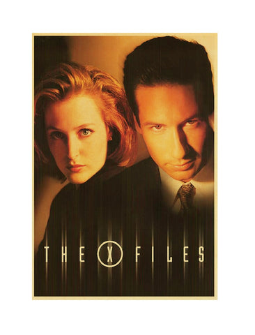X Files Scully And Mulder Poster