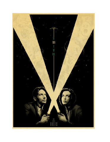 X Files Vintage Poster